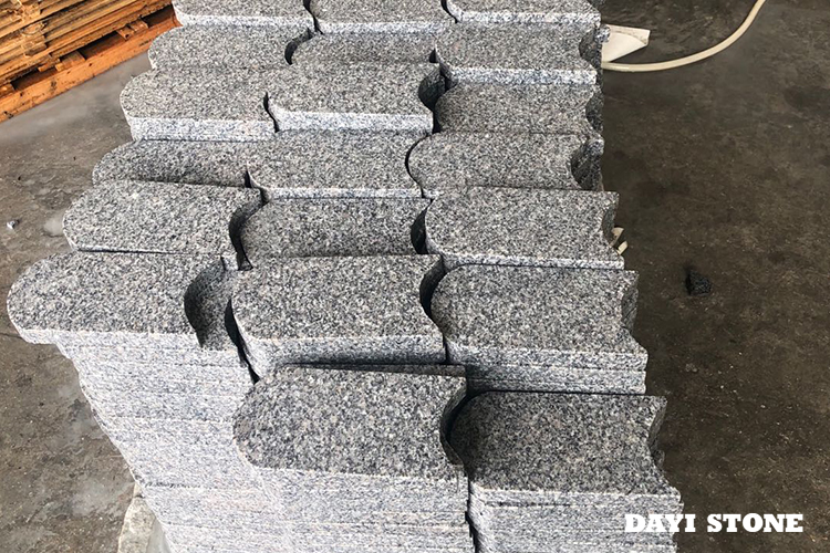 Maehfix Light Grey Granite G603-10 Top flamed others sawn 24x12x3cm - Dayi Stone Maehfix Light Grey Granite G603-10 Top flamed others sawn 24x12x3cm - Dayi Stone